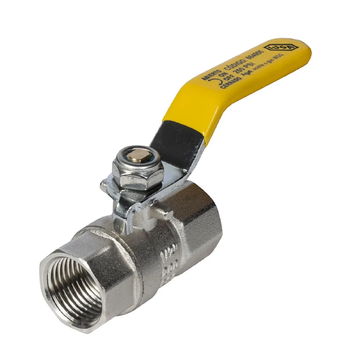 VALV. ESFERA 3/4 ROSCABLE COMPACTA 400PSI PASO REDUC. IUSA